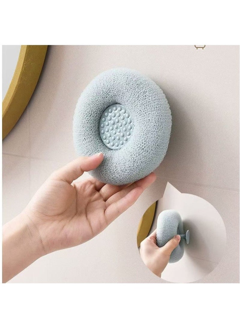 زهور الاستحمام، دونات، مستلزمات الحمام، غسل، كرات الاستحمام، كؤوس شفط، رمضان، الأعياد، التنظيف، قوي ومضغوط، امتصاص قوي للماء، تصميم متطور متعدد الألوان ملتف، رغوة في 3 ثوانٍ، تنظيف عميق، تدليك لطيف، تجربة استحمام بمستوى سبا - Image 5